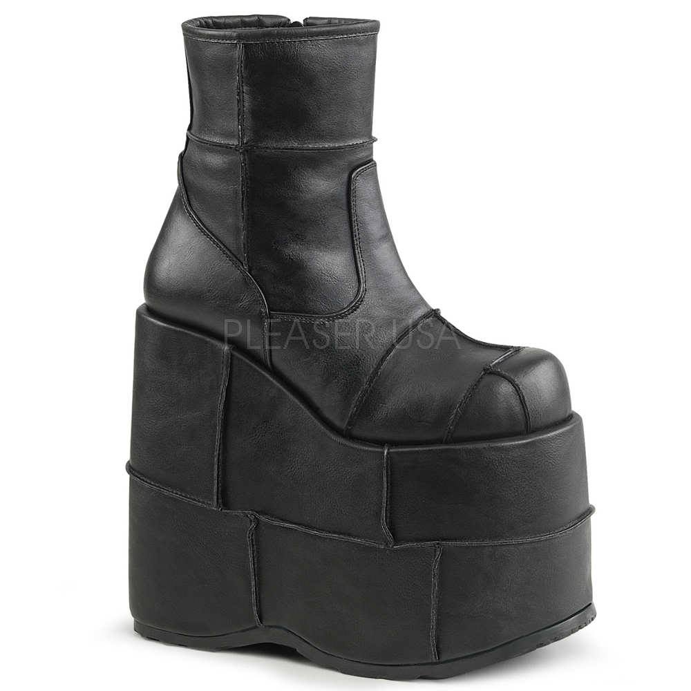 DemoniaCult - STACK201 Bottes de plateforme - Noir Product image